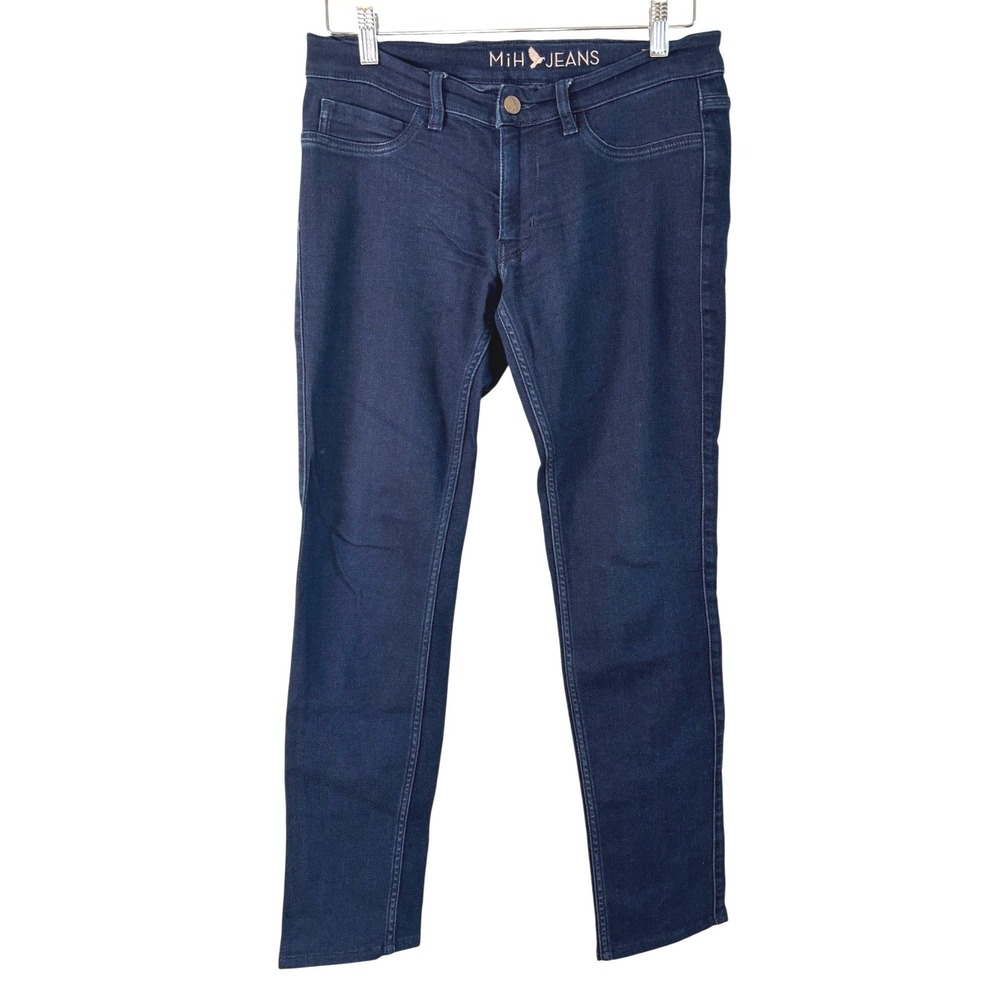 MiH Jeans Vienna Super Skinny Dark Indigo Women 30 Joplin Wash Low Rise Stretch